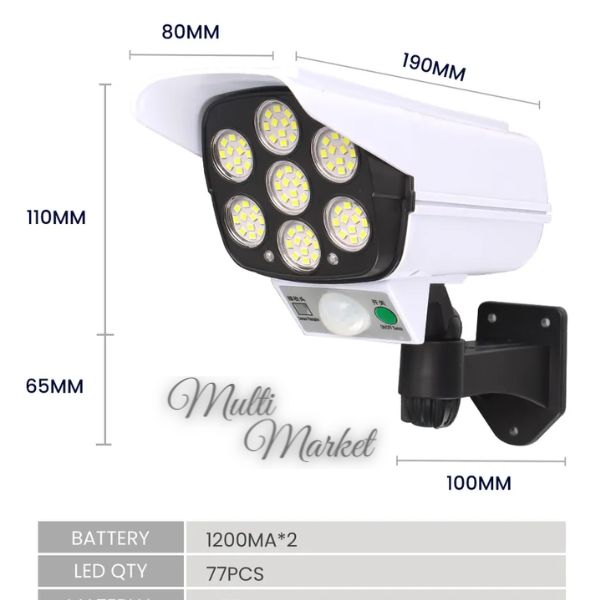 SmartCam®  Foco Led Simulador de Cámara con Mando