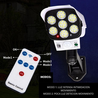 SmartCam®  Foco Led Simulador de Cámara con Mando